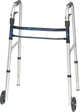 Compass Health ProBasics Sure Lever Release Folding Walker, Adult